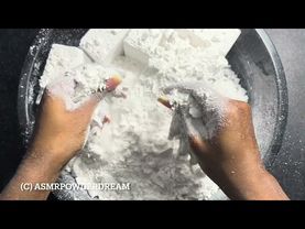 AsmrPowderDream| 12 Perfectly Soft & Crunchy Plain Jane Gymchalk Blocks| Satisfying