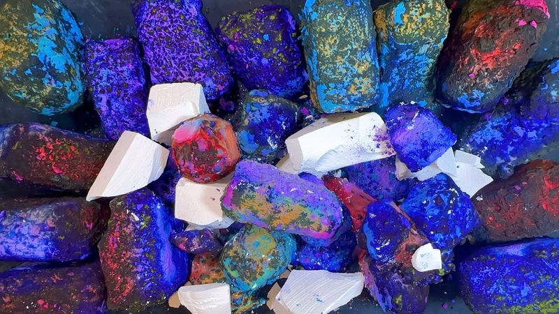 ASMR / Vibrant Colors Pasted GC3 + Some Fresh Chunks