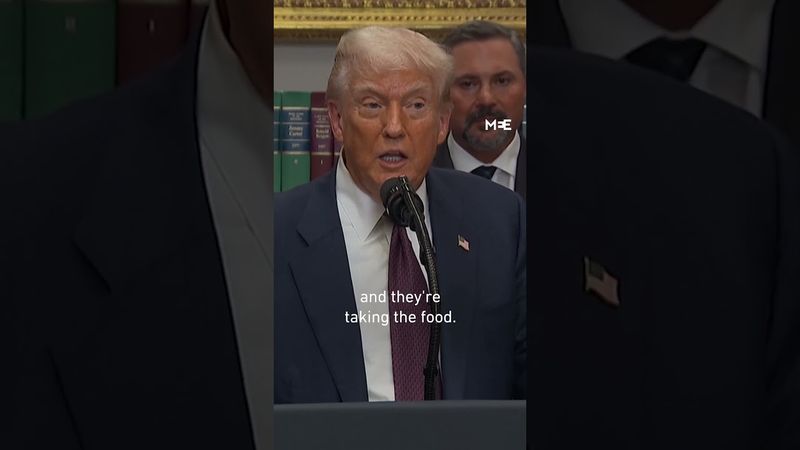 Trump says not seeing results from US aid to Gaza