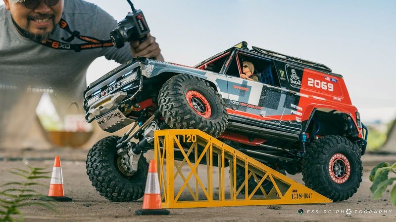 Rc Crawler Traxxas Trx4 Bronco Baja - Video Compilation