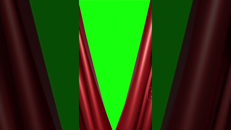 Curtain auditorium green screen