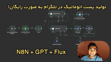 ایده و پست نامحدود برای کانال تلگرامت بساز! (اتوماسیون کامل با N8N و AI)