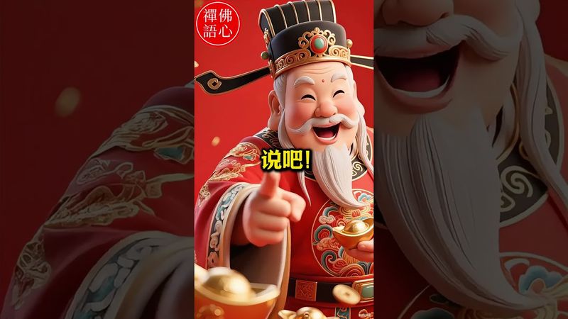 【財神送錢】見到我你就是有財緣！快說你要多少錢，轉發財神到我家。# #人生感悟 #生肖命理 #正能量  #国学文化 #道家文化