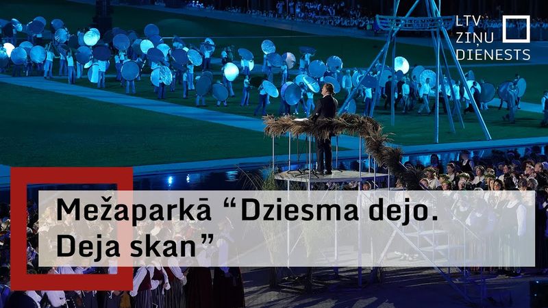 Vairāk nekā 8000 cilvēku Mežaparkā izdzied un izdejo “Dziesma dejo. Deja skan”