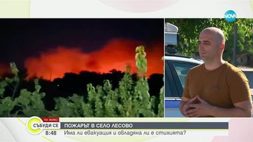 Пламъците край Лесово достигнаха и Турция