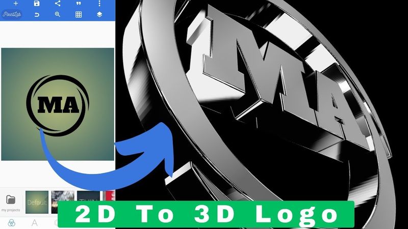 YouTube Channel Ka Logo Kaise Banaye | How to Create 3D Animated Logo for YouTube Channel Using Mobi