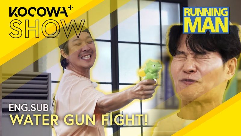 Kim Jong Kook And Haha’s Epic Real Water Gun Battle! 💦🔫 | Running Man EP764 | KOCOWA+