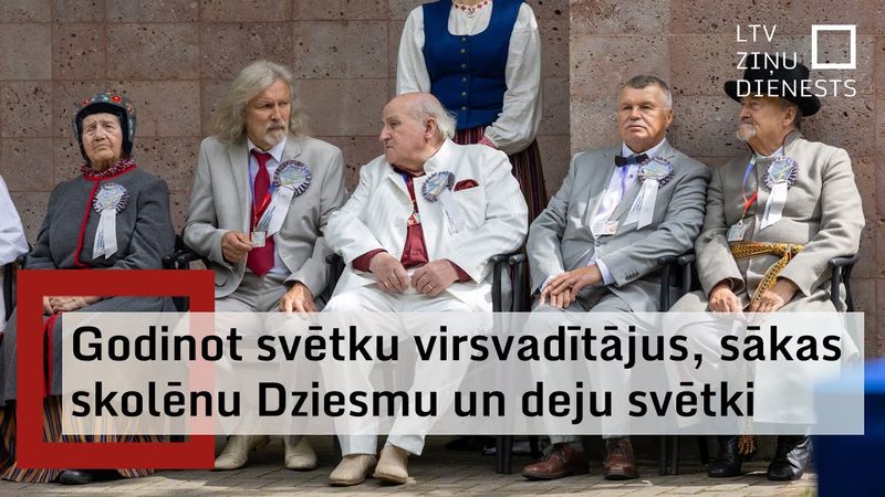 Godina Dziesmu un deju svētku virsvadītājus un virsdiriģentus