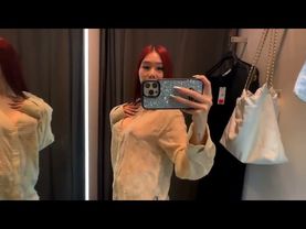 [4K] Exploring Transparent Clothes with April | Try on Haul