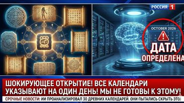 ИИ сопоставил 30 древних календарей — все сходятся на одном месяце 2026. Случайность?