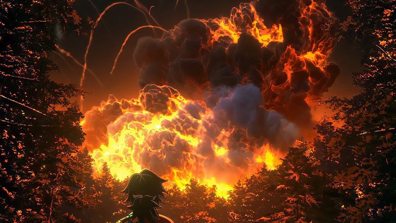 Demon Slayer - Explosion Scenes [4K BD]