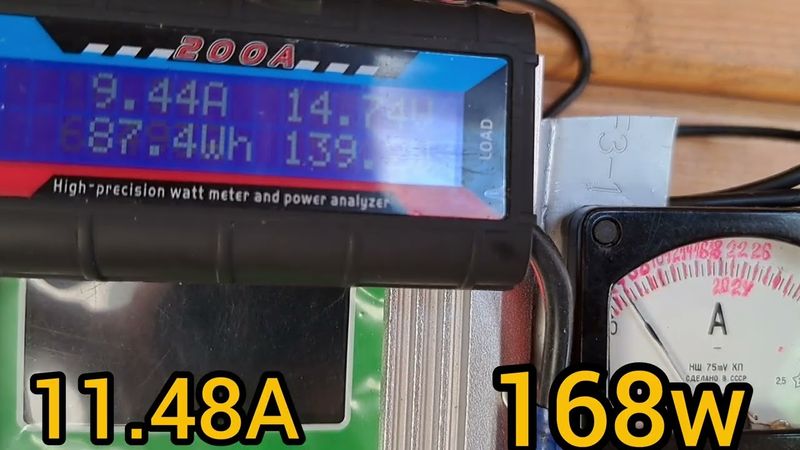 СКОЛЬКО ВОЛЬТ ВЫДАЁТ МОТОР-КОЛЕСО НА ВЕТРОГЕНЕРАТОРЕ💡