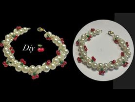 Christmas special, Diy cherry ￼🍒 bracelet ￼