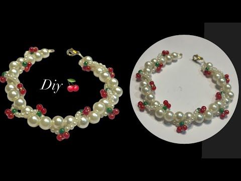 Christmas special, Diy cherry ￼🍒 bracelet ￼
