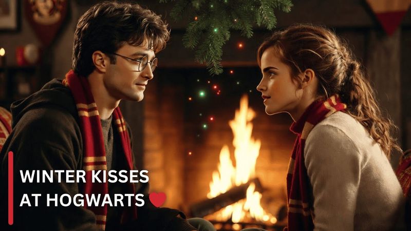 Winter Kisses at Hogwarts ❄️✨ | Harry & Hermione