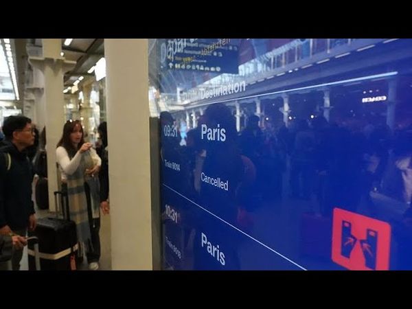 Eurostar trains in France cancelled and delayed amid peak travel season due to latest power outage