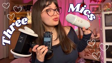 ASMR | Fast and Aggressive Mouth Sounds With 3 Mics (Mic Scratching and Ear Triggers)