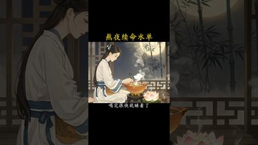 《老中醫的科普》熬夜黨的續命水，打工族的福利！#養生#養生就是養健康 #古人智慧 #老中醫 #中醫科普 #中醫 #熬夜 #正能量