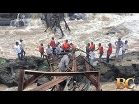 At least two dead after bridge collapses in India tourist destination