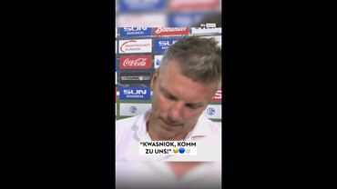 "Kwasniok, komm zu uns!" 🗣️🔵⚪️