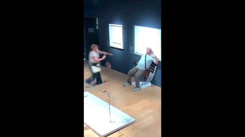 Tourist sits on and shatters 'Van Gogh' chair at museum