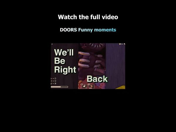 #shorts ROBLOX Doors funny moment