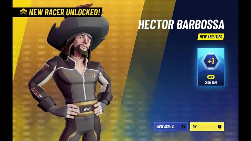 Disney Speedstorm: New Racer Unlocked: Hector Barbossa