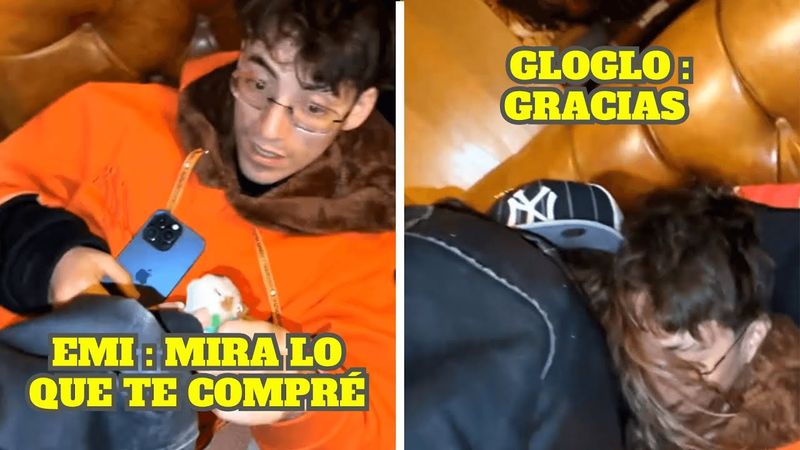 EMIKUKIS LE REGALA UN CUY A GLOGLO