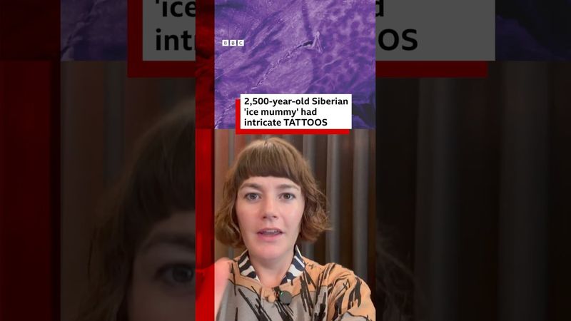 2,500-year-old Siberian 'ice mummy' had intricate tattoos. #Tattoos #Archaeology #BBCNews