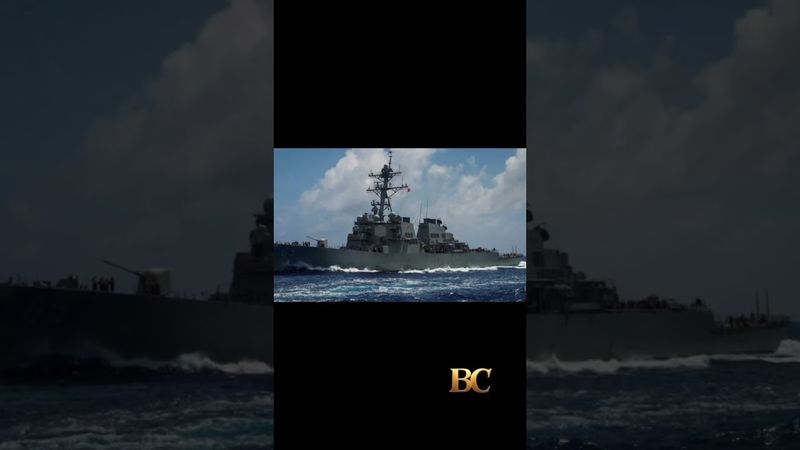 China says it ‘drove away’ U.S. warship near the disputed Scarborough Shoal