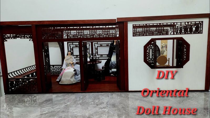 [ DIY] Oriental Doll House ❤️ Nhà búp bê phong cách cổ trang