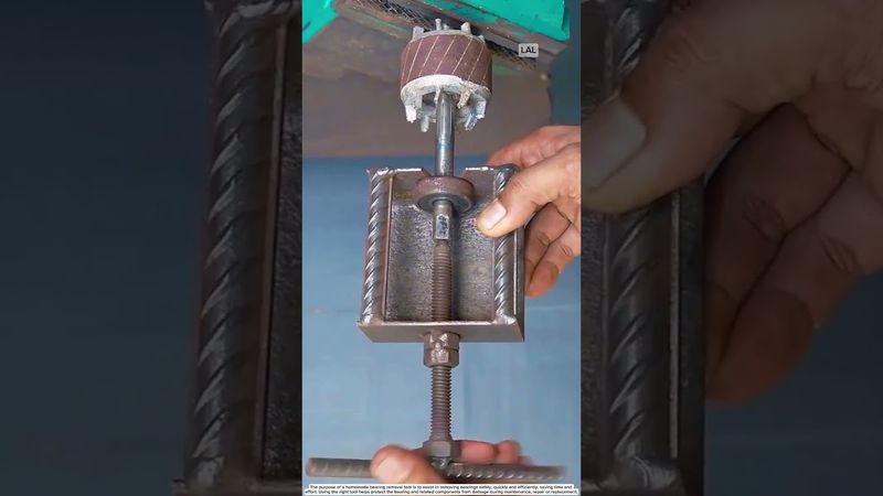 Homemade bearing removal tool