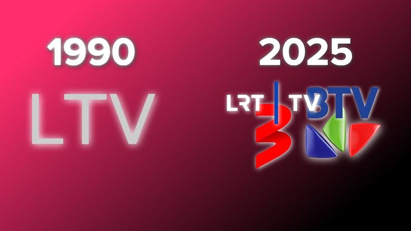 History of logos of 10 national Lithuanian channels (since march 1990)