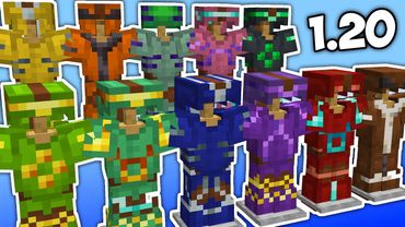 600.000.000+ ВИДОВ БРОНИ в МАЙНКРАФТ 1.20 / Снапшот 23w05a