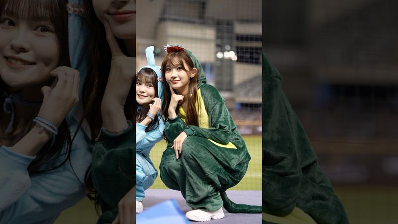 怎麼有可愛的小恐龍在舞台上亂跑呀😍@Jueun_0724 #李珠珢 #이주은