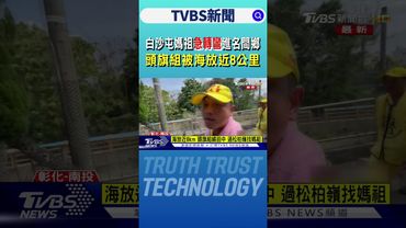 白沙屯媽祖急轉彎進名間鄉 頭旗組被海放近8公里|TVBS新聞 @TVBSNEWS02