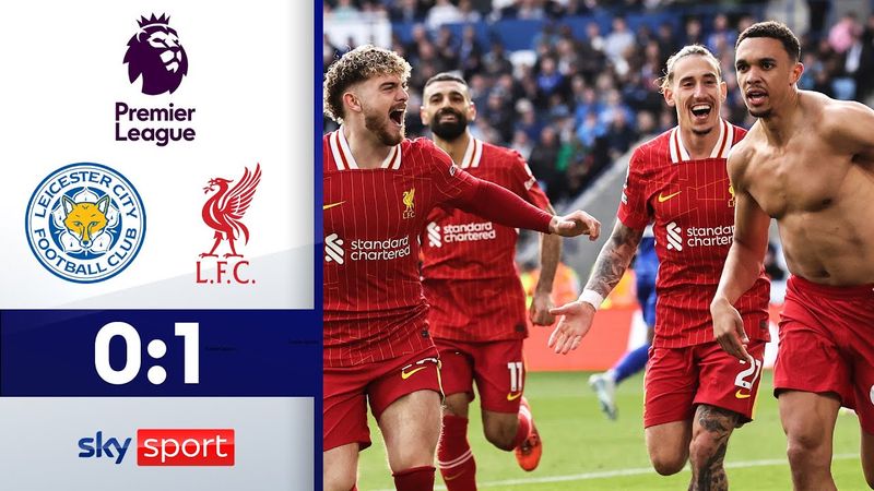 Reds schießen Leicester in Liga 2 | Leicester City - FC Liverpool | Highlights - PL 2024/25