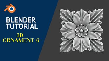 3D Ornament 6 - Blender 3D Tutorial