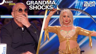 Judges SPEECHLESS as Grandma Dances with Knives! | AGT 2025
