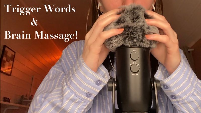 ASMR - Trigger Words And Brain Massage!❤️