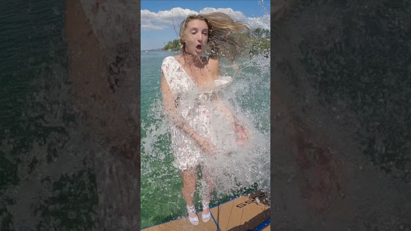 Almost lost my heels!