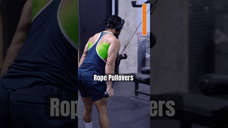 Maximize your Rope Pullovers ⚠️ #back