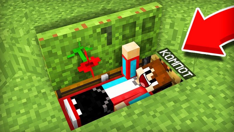 THIS IS THE BEST HOUSE TO HIDE FROM VILLAGERS IN MINECRAFT | Compot Minecraft