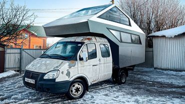 Автодом Кибертрак - Первый выезд модуля!