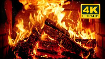 🔥 Cozy Fireplace 4K (12 HOURS). Fireplace with Crackling Fire Sounds. Crackling Fireplace 4K