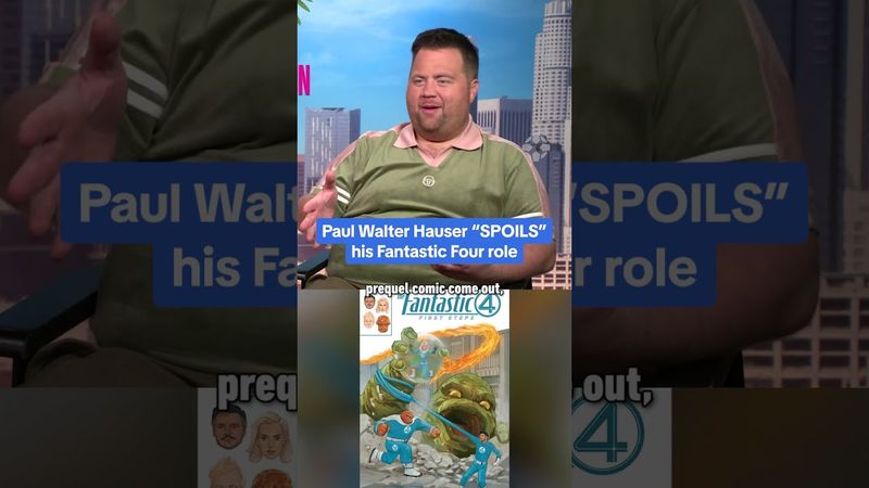 The Naked Gun star spoils his Marvel role #fantasticfour