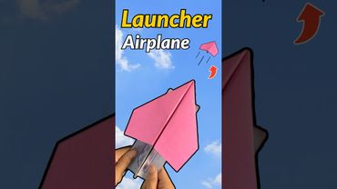 How to make a paper airplane launcher | paper plane