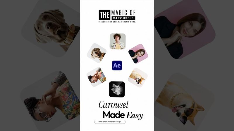 Make Trendy Carousel Motion Graphics in After Effects