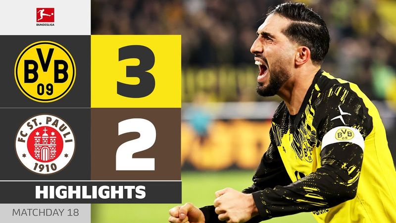 LAST-MINUTE Winner! | BORUSSIA DORTMUND - ST. PAULI | Highlights | Matchday 18 – Bundesliga 25/26