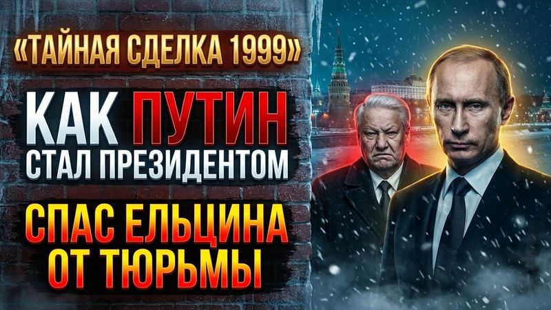 КАК ПУТИН СТАЛ ПРЕЗИДЕНТОМ? Тайная сделка 1999 года: Власть в обмен на свободу
